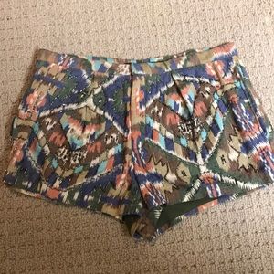 Beaded Tribal Shorts from Zara